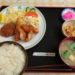 Chika Shokudo Tenrin - ミックスフライ定食