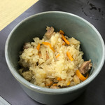 Honkaku Sumibi Yaki Dojo Toritaro - 白ご飯→かしわ飯に変更＝１５０円の追加