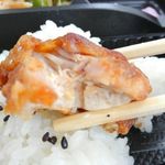 U Lunch Haginaka Ten - から揚げ・断面