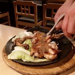 Sandaime Torimero Toyohashi Higashiguchi Ekimae Ten - 大きな鶏の腿焼き