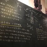 グゥ キッチン - 店内の黒板