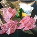 Yakiniku Prince Garden Yamamuro Ookubo - 黒毛和牛定食のお肉