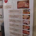 大阪焼肉・ホルモン ふたご - はみ出るカルビの美味しい食べ方