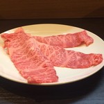 焼肉ビール 木山んトコ - 3秒ロース(トモサンカク)