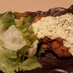 Oita Private rooms Izakaya Nomidokoro Kura no Ma Oita Ekimae Ten - 2017/8 チキン南蛮680円(税抜)