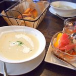 LA Coppe - カブとじゃがいものポタージュ：ランチ