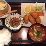 味波 - カキフライ定食(ランチ)