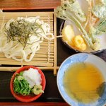 Oshokuji Dokoro Jikasei Teuchi Udon Yamagoya - 天ざるうどん