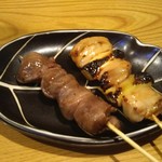 Yakitori Senmon Ten Oban - 砂肝とネギマ