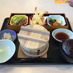 Yume An Ota Uekino Ten - 松茸せいろご飯　１２９９円（税別）