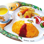 h Juurokkokumai Omurice & Doria Senmon Ten Omurice Tei Ehime Ionmo-Ru Imabari Shintoshiten - おむたんプレート