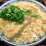 丸亀製麺 - かに玉あんかけ（並）