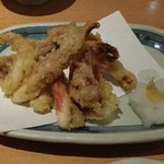 Sushi Zamurai Yokohama Nishiguchi Minamisachi Ten - いかゲソ天。たまに食べたくなります。