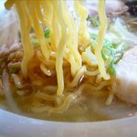 らーめん むくげ - しおらーめんの麺