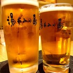 湯あみの島 - 地ビールの大と中♡