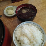 Katsukura - ご飯と味噌汁