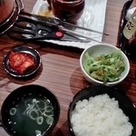 Sumibi Yakiniku Gyuen - ツボハラミ定食