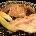 ふぐ天神 - 焼きふぐ　焼いてる途中