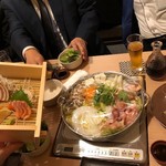 Motsu-nabe to Goma Saba ga Jiman no Izakaya Private rooms Shiroya Hakata Eki Tsukushi Guchi Ten - 料理