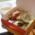 カフェ ミンミ - takeout ロコモコ（スープ付）680円