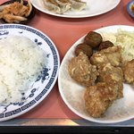 大阪王将 - 唐揚定食♪