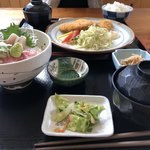 Kami no Miya Onsen Kawara Tei - 2色丼