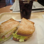 Doutor Coffee Shop Shibuya Shinnanguchi Ten - 朝だけセット(A) ３８０円