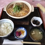 Chisun Country Club Onga Onga - かつとじ陶板膳＝１３８０円←通常