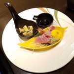 Shunkotei Fuji - ランチ「翔 (1500円)」の上段