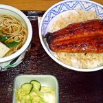 Nanbu Yashiki Yahaba Ten - 【うな丼とミニかけそばのセット（１,１３４円）】