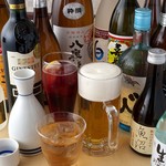 居酒屋 千 - ビール、焼酎、日本酒、梅酒、ウィスキー、ワイン等豊富なラインナップ