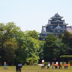 Okayama Korakuen Fukuda Chaya - 後楽園からの岡山城