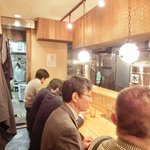 Tsujita Idabashi Ten - 店内のカウンター席の風景です