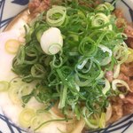 Marugame Seimen Kumatori Ten - ネギ乗せてみた。