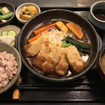 Shizen Saishoku Rindo - 高野豆腐カツの味噌煮込み