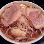 元祖一条流がんこラーメン八代目分家 味輝拉 - ラーメン（並）ゆで玉子