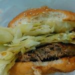 Freshness Burger Mitaka Minamiguchi Ten - 断面