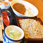 羽生庵 - カレーライスセット（１，０５０円→８８０円＋税）２０１８年６月