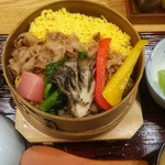 Fukuzen - 麦豚焼き肉のわっぱ 1300円