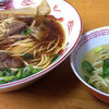 麺屋 晴レ - 料理写真:笠岡ラーメンと塩ラーメン（取り分け用ミニ丼）