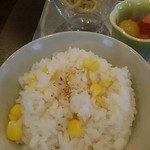 Hana cafe - とうもろこしご飯