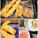 Nakamura Ionmoru Chikushino Ten - 海老天定食(ご飯・お味噌汁付) １２７４円