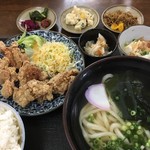 Sanuki Udon Ishii - 唐揚げ定食 800円