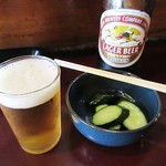 みちのく - ビールは大瓶でナンと550円！しかもお通しは無料！（＠.＠）