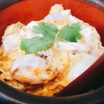 斉藤うどん店 - 半親子丼