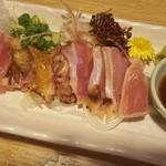 もぐら食堂 - 地鶏のたたき