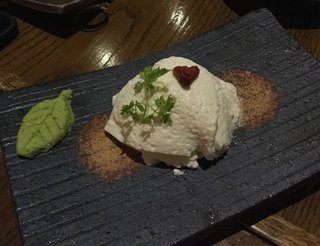 Kushiyaki Dining Ebisuke - 「盛岡美人」
                        名物のクリームチーズ
                        わさび醤油でお召し上がり