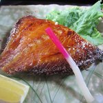 食事処 なかの - そしてこの日の焼魚はツボダイの味醂干しです、これもお魚やさんならでは美味しい味醂干しです