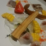 Next Ken's Style Cuisine Nagasaki - 鰯バルコサミ酢〆炙り