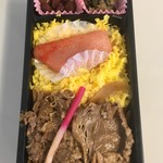 Matsuei Ken - 博多和牛めんたい弁当（1,280円税込） 2018.9